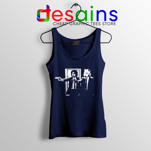 Tank Top Navy Blue Jon Snow Pulp Fiction Game of Thrones