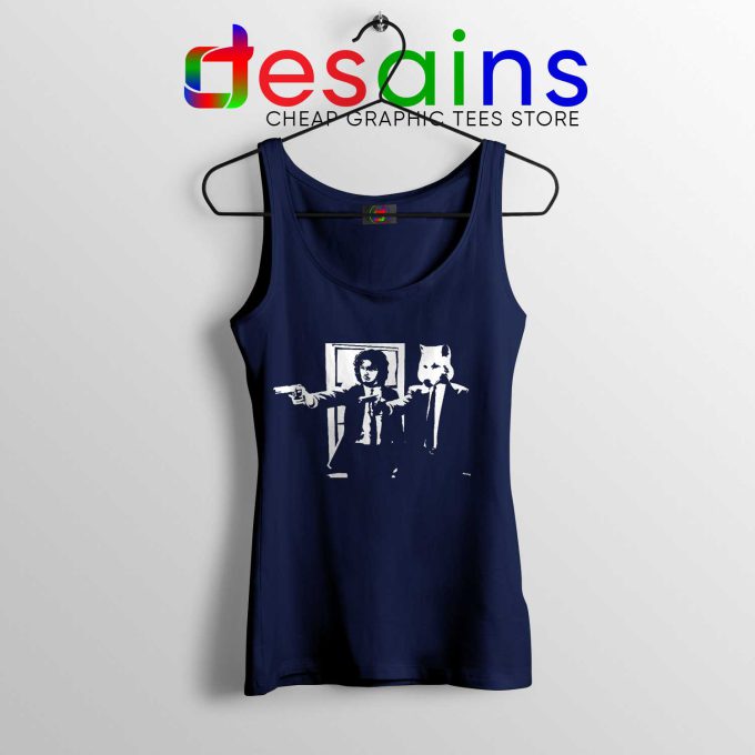 Tank Top Navy Blue Jon Snow Pulp Fiction Game of Thrones