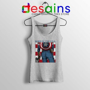 Tank Top Sport Grey Captain Americas Ass Avengers Endgame