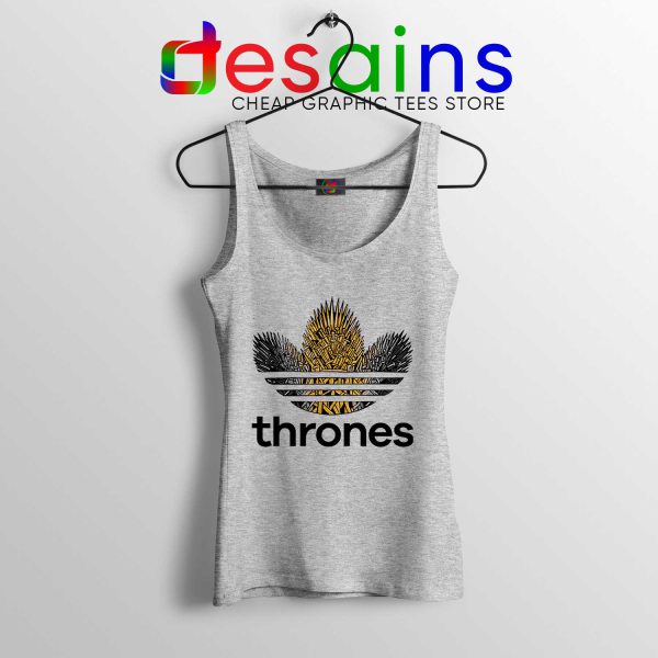 Tank Top Sport Grey Thrones Adidas Three Stripes