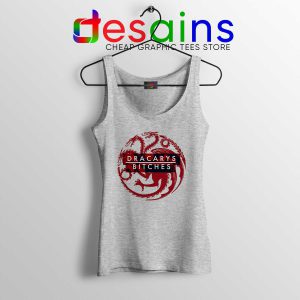 Tank Top Sport grey Dracarys Bitches Daenerys Targaryen