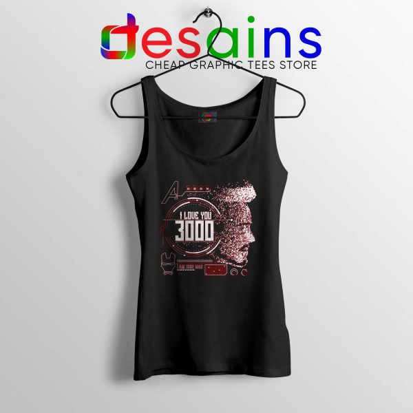 Tank Top Tony Stark I Love You 3000 Avengers Endgame Quotes