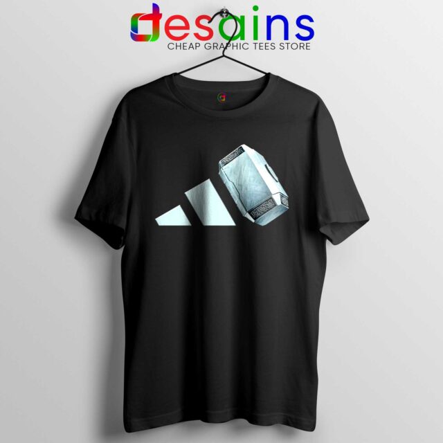 Tee Shirt Thor Mjolnir Hammer Adidas Love and Thunder