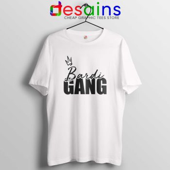 Bardi Gang Merch Tee Shirt White Cartier Bardi Cardi B T-Shirt Size S-3XL