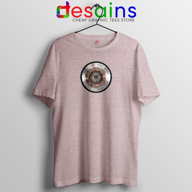 Tshirt Proof That Tony Stark Has a Heart Iron Man Avengers
