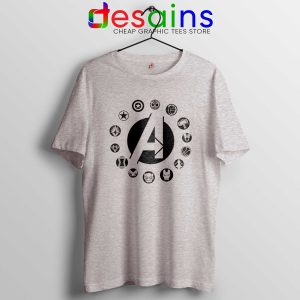 Best Tshirt Sport Grey Avengers Endgame Logo Superhero