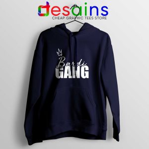 Buy Bardi Gang Merch Hoodie Navy Cardi B Unofficial Hoodies Adult Unisex