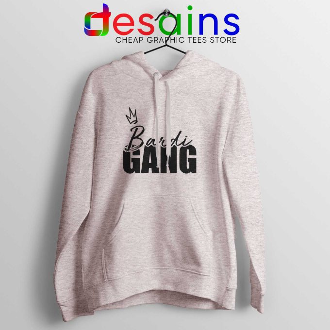 Buy Bardi Gang Merch Hoodie Sport Grey Cardi B Unofficial Adult Unisex