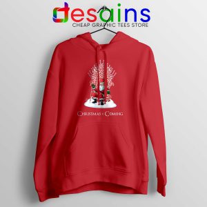 Buy Hoodie Red Christmas Is Coming Santa Game of Thrones