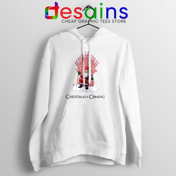 Buy Hoodie White Christmas Is Coming Santa Game of Thrones