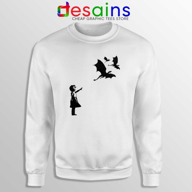 Sweatshirt Bansky Dragons Dracarys Game of Thrones
