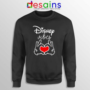 Buy Sweatshirt Black Disney Vibes Mickey Mouse Love Hands