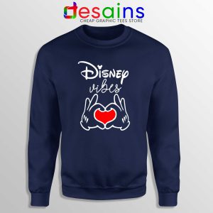 Buy Sweatshirt Navy Blue Disney Vibes Mickey Mouse Love Hands
