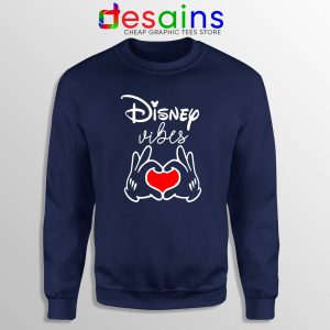 Buy Sweatshirt Navy Blue Disney Vibes Mickey Mouse Love Hands