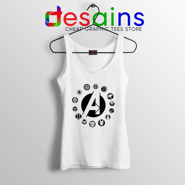 Buy Tank Top Avengers Endgame Logo Superhero Size S-3XL