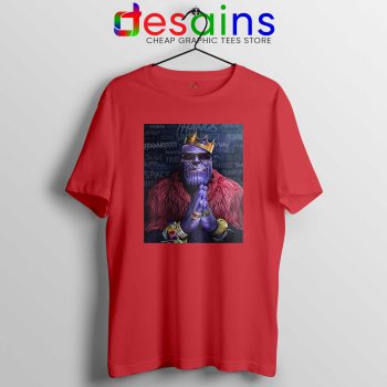 Buy Tshirt Red Thanos Notorious BIG Tee Shirt Avengers Endgame