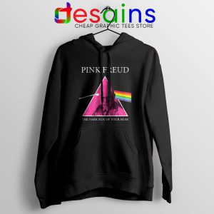 Dark Side Of Your Mom Black Hoodie Pink Freud Band Merch Hoodies