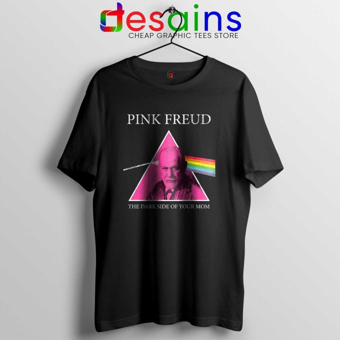 Dark Side Of Your Mom Black Tee Shirt Pink Freud Merch Tshirt Size S 3XL