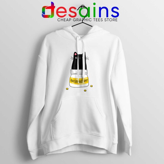 Fur Antidepressant Cat Funny Hoodie Kitten Jar Funny Meme