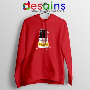 Fur Antidepressant Cat Funny Red Hoodie Cheap Graphic Hoodies