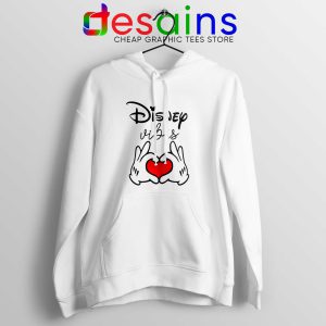 Hoodie Disney Vibes Mickey Mouse Love Hands Hoodies Adult Unisex