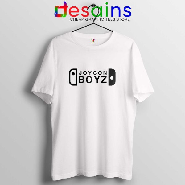 Joycon Boyz Tee Shirt White Nintendo Switch Pro Controller Tshirt