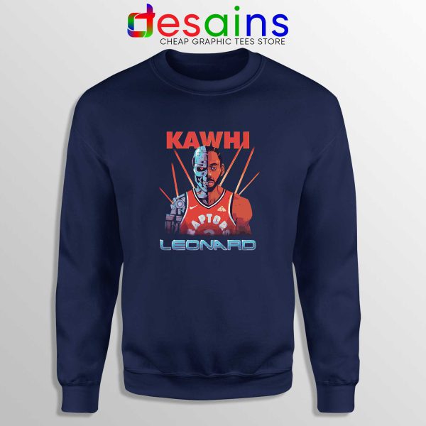 Kawhi Leonard Claw Raptor Navy Sweatshirt Cheap NBA Sweater