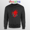 Samurai Demon Slim Sweatshirt Cyberpunk 2077 Sweater Size S-3XL