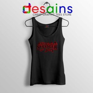 Stranger Things 4th July Black Tank Top Stranger Things 3 Netflix