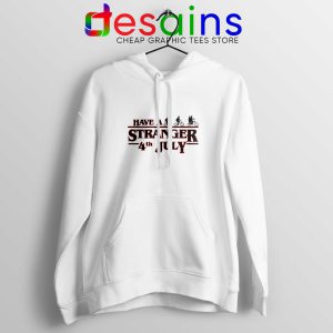 Stranger Things 4th July White Hoodie Stranger Things 3 Netflix Hoodies