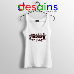 Stranger Things 4th July White Tank Top Stranger Things 3 Netflix