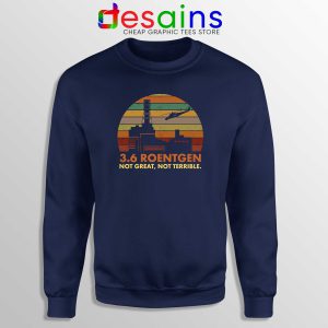 Sweatshirt Navy Blue 3.6 Roentgen Not Great Cheap Graphic Sweater