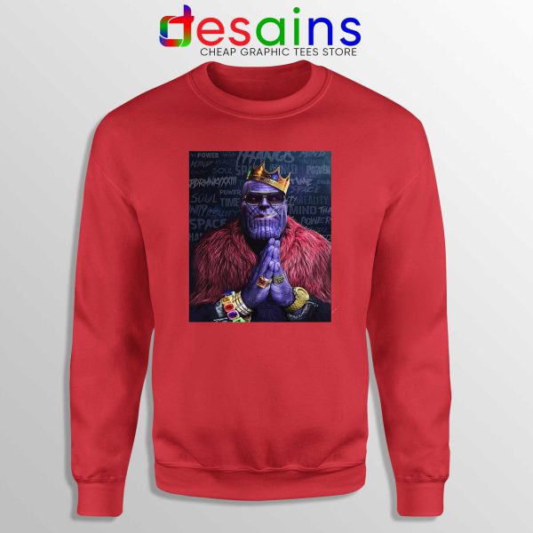 Sweatshirt Red Thanos Notorious BIG Avengers Endgame