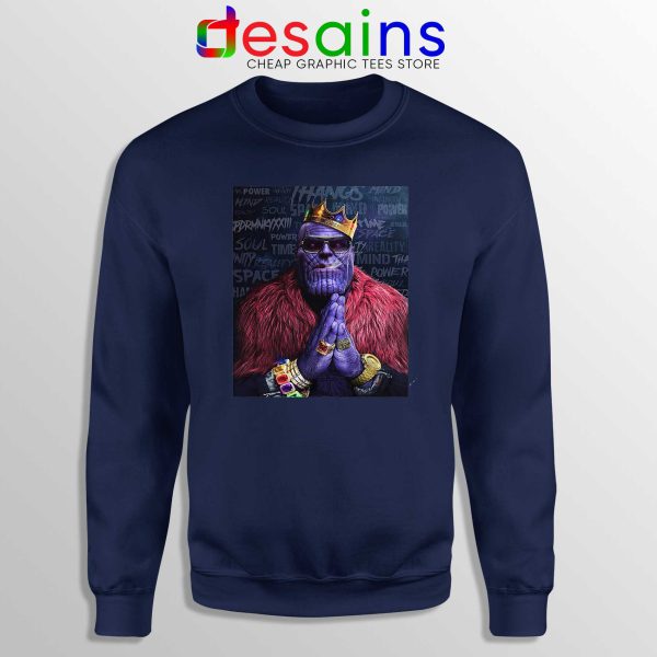 Sweatshirt Thanos Notorious BIG Crewneck Sweater Avengers Endgame