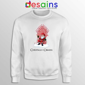 Sweatshirt White Christmas Is Coming Santa Game of Thrones Cheap Sweater