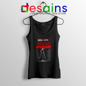 Tank Top 2019 Tour Bon Jovi This House is Not For Sale Size S-3XL