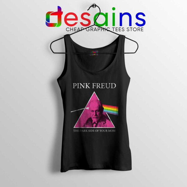 Tank Top Black Dark Side Of Your Mom Tanks Pink Freud Band