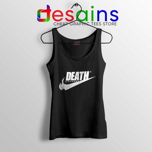 Tank Top Death Just Do It Japanese Nike Parody Tank Tops Size S-3XL