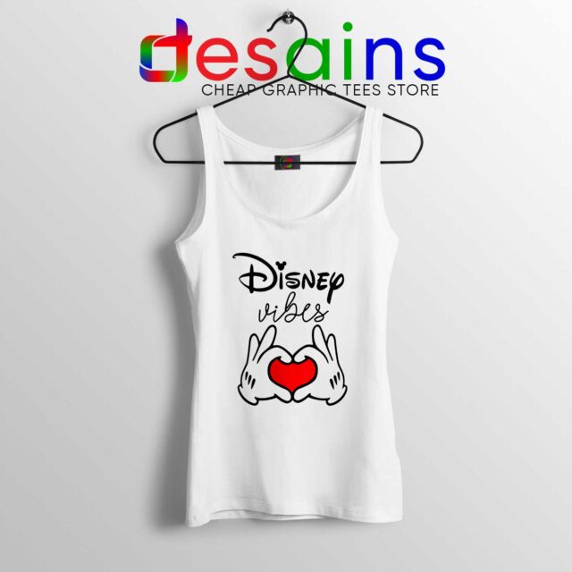 Tank Top Disney Vibes Mickey Mouse Love Hands Cartoon