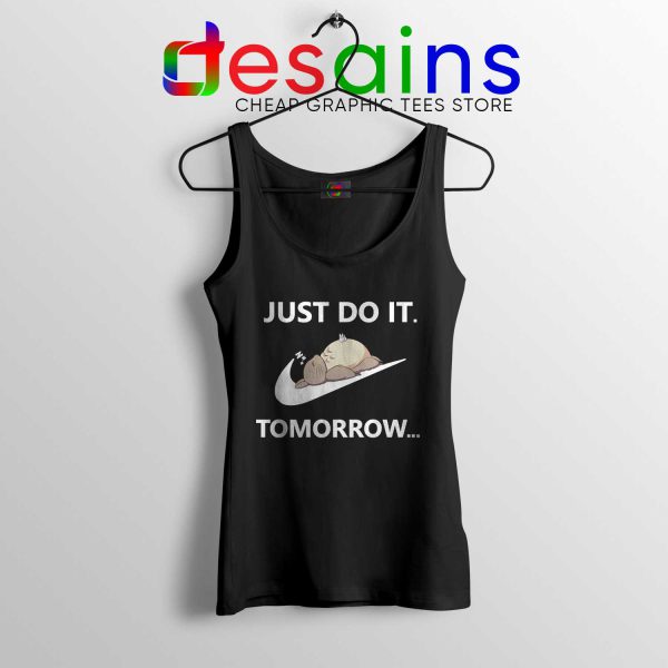 Tank Top Just Do It Tomorrow Nike Parody Funny Tanks Size S-3XL