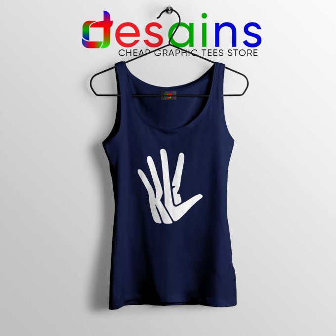 Tank Top Navy Blue Klaw Logo Unofficial Tanks Kawhi Leonard