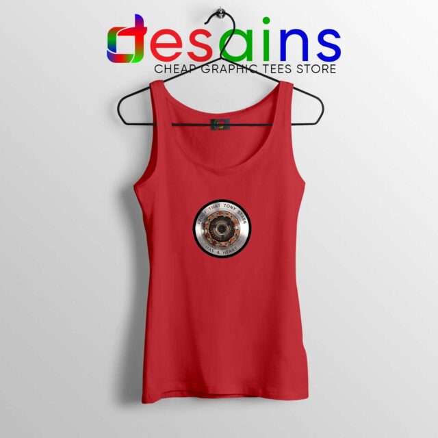 Tank Top Proof That Tony Stark Has a Heart Iron Man Quote