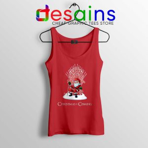 Tank Top Red Iron Throne Santa Claus Tanks Game of Thrones