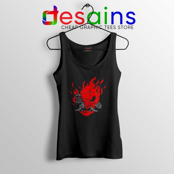 Tank Top Samurai Demon Slim Cyberpunk 2077 Game Video S-3XL