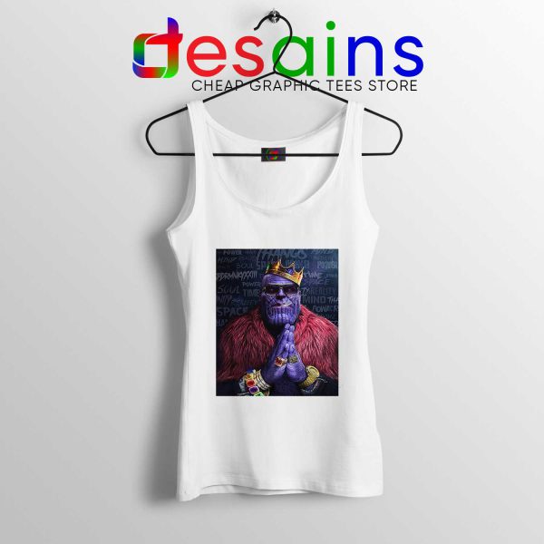 Tank Top White Thanos Notorious BIG Cheap Tank Tops Avengers Endgame