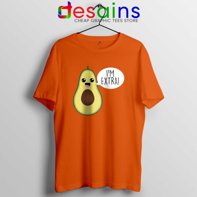 Avocado Im Extra Guacamole Tshirt Graphic Nutrition