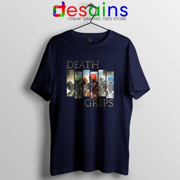 Bionicle Toa Mata Navy Tshirt Death Grips Cheap Tee Shirt Size S-3XL