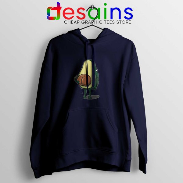 Buy Hoodie Navy Avocado Shirt Vegan Hoodies Adult Unisex Size S-3XL