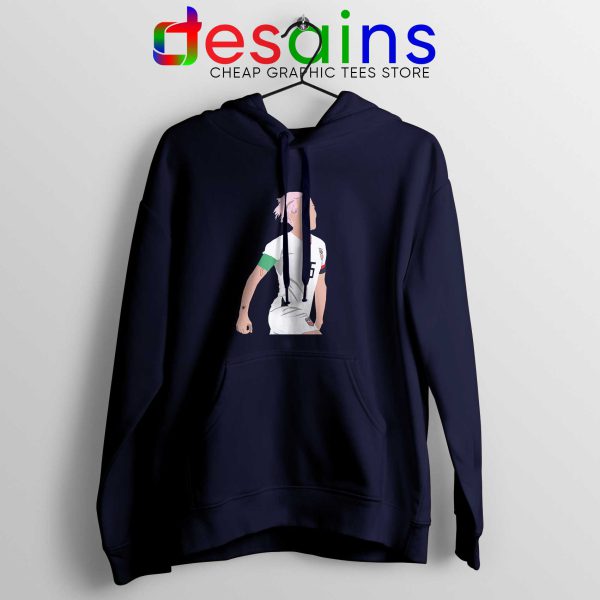 Buy Hoodie Navy Megan Rapinoe Hoodies Soccer Midfielder USA