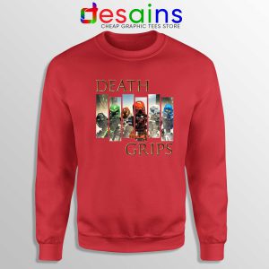 Cheap Bionicle Toa Mata Red Sweatshirt Death Grips Crewneck Sweater